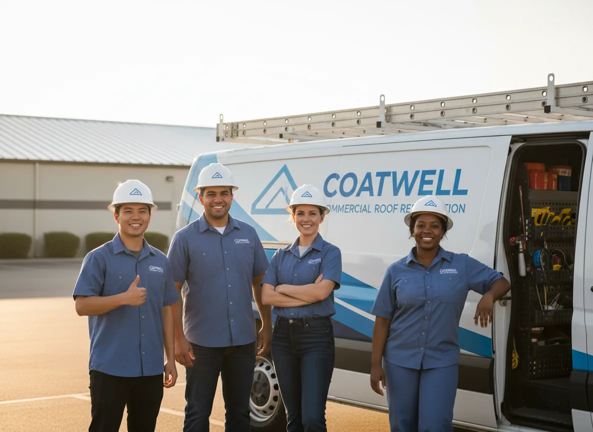 Commercial roof coating company in Tishomingo, OK